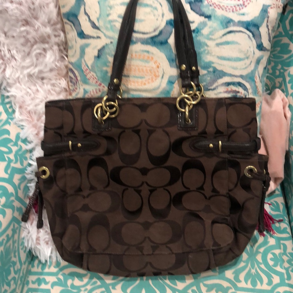 NWOT Coach canvas handbag